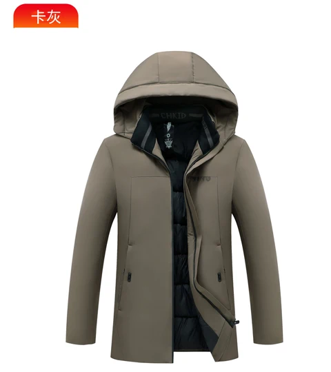 New Men's Parkas Long Cotton Hooded Winter Jacket Coat Men Thick Bomber Jacket Thick Parka Homme Warm Tops