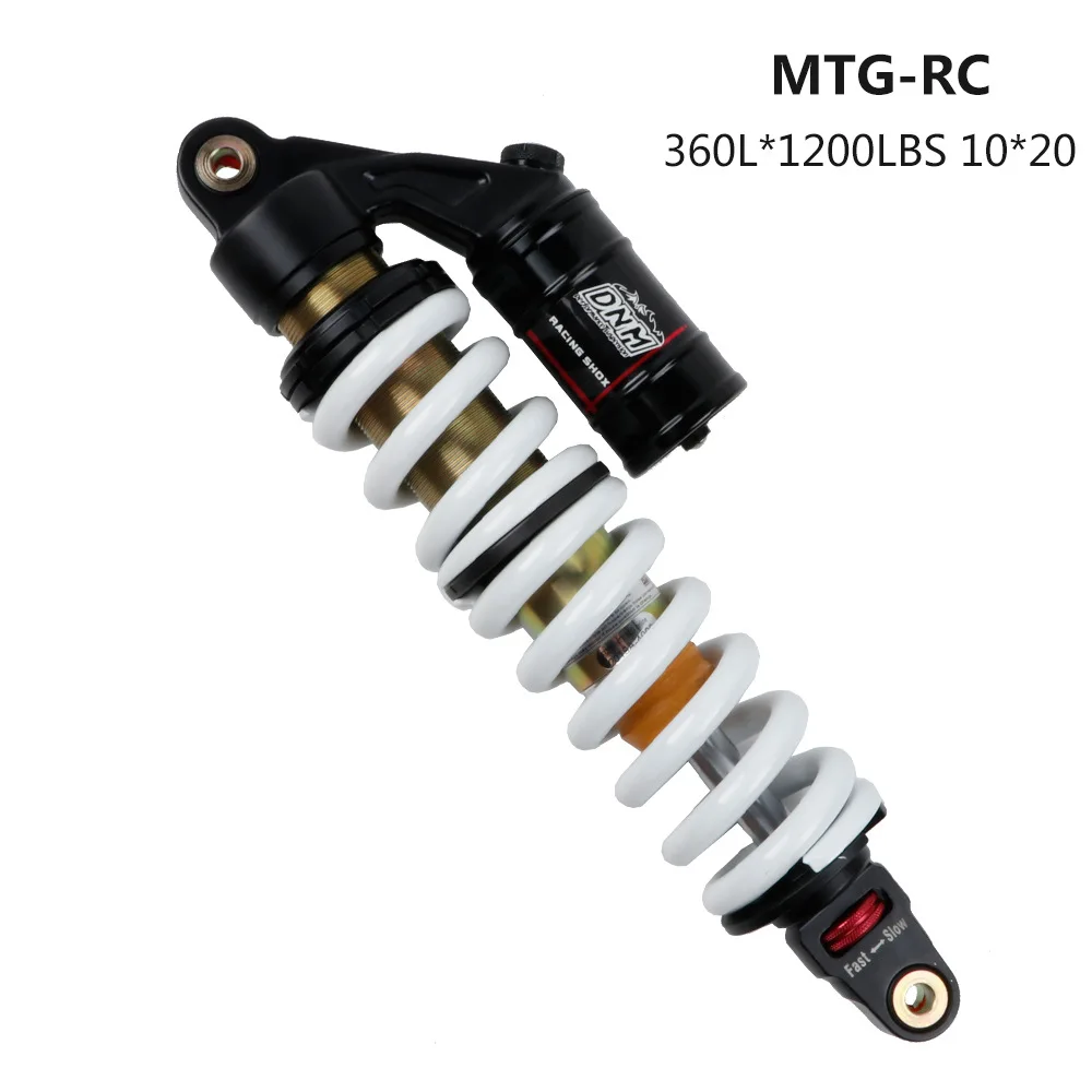 DNM Off-road Motorcycle Motor Bike Modification Rear Shock Absorber Damping Adjustable Spring Shock Absorber Rear Bladder