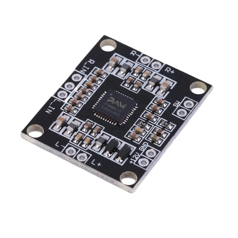 2*15W PAM8610 плата мини усилителя цифровые двухканальные DC7 15V Class D маленькие стерео