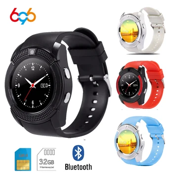 

696 Smart Watch V8 Fitness Tracker Smartwatch Men Women Wearable Watch Support Camera SIM TF Bluetooth i7 or i7s Tws Earphone