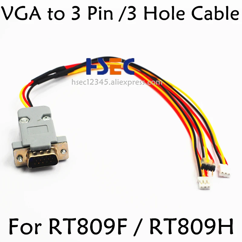 Кабель видеографической матрицы для 3-pin и 3-hole serial линия обновления печать сообщение линия провода для RT809H RT809F программист