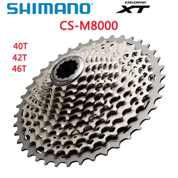 

Shimano Deore XT CS M8000 Cogs Freewheel Mountain Bike MTB 11 speed 11-40T 11-42T 11-46T M8000 Cassette Sprocket Shimano genuine