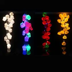 Батарея питания 3D форма светодиодный гирлянды Хэллоуин праздничные украшения для домашнего интерьера энергосберегающие фонари