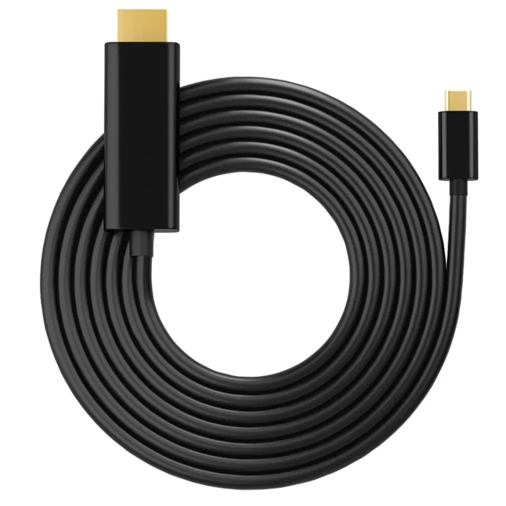 

1.8M Type-C USB 3.1 To HDM Connection Line 4K*2K 60HZ 2160P HD Converter Adapter HDMI Cable Cord Wire For MacBook