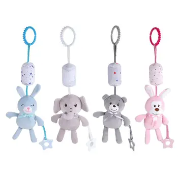 

Baby Kids Rattle Toys Cartoon Animal Hand Bell Infant Teether Crib Pendant Gifts