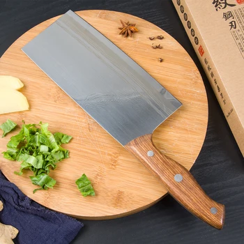

XYj Chinese Chef Knife 7.8 inch Cooking Knives 5Cr15 Stainless Steel Chopping Knife For Meat Vegetable Kitchen Knives Full Tang