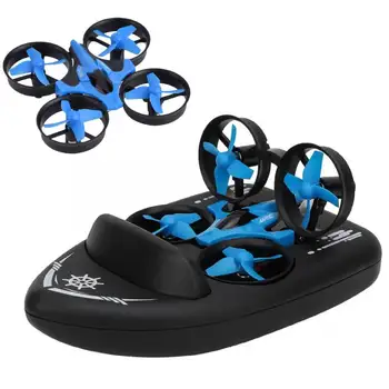 

JJRC H36F RC Drone Hovercraft Land Mode Multi-function Toy Headless Speed Boat Switching 4-Channels Remote Control Helicopter