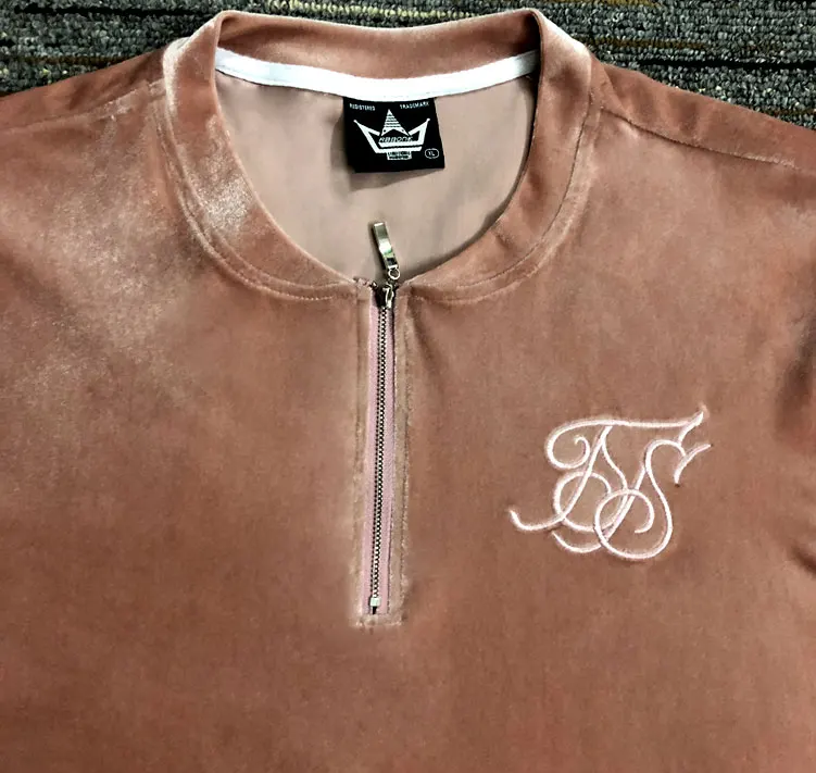 Футболка в стиле хип-хоп Sik SIlk Man, летняя футболка с коротким рукавом, бархатная футболка Sik, Модная шелковая футболка, Повседневная футболка Siksilk для мужчин