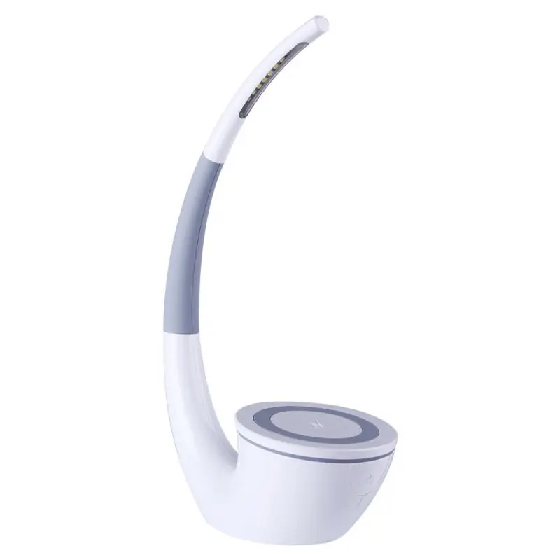 

Multifunction 2 In 1 LED Desk Lamp Wireless Charger Brightness Adjustable Night Light Charging Station For samsung huawei xiaomi