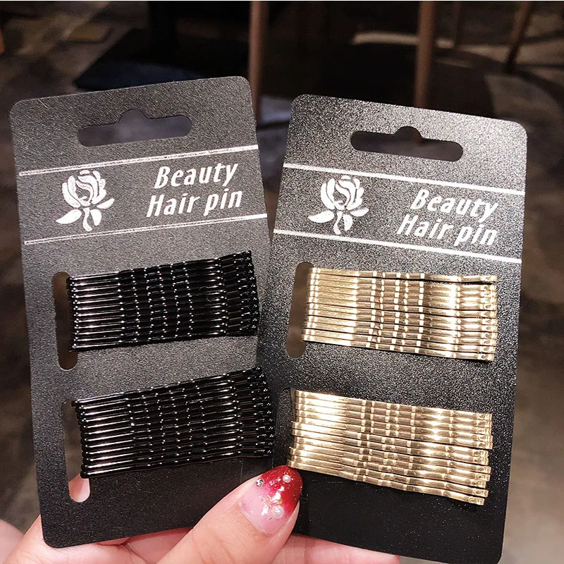 24PCS-Pack-Women-Girls-Basic-Black-Gold-5-CM-Barrettes-Female-Hair-Clips-Headbands-Lady-Good (1)