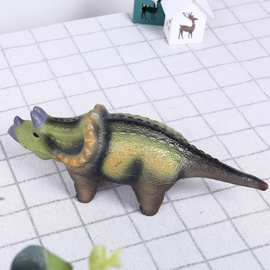 Мягкое антистрессовое животное мир реалистичный динозавр фигурка медленно поднимающийся снятие стресса игрушки забавные детские игрушки