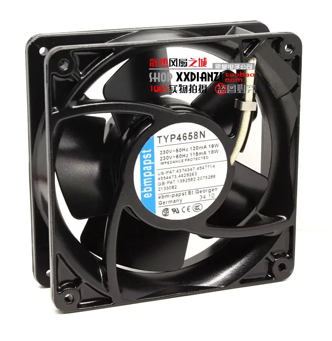 

Full metal TYP-4658N 12038 230V double ball frequency converter cooling fan