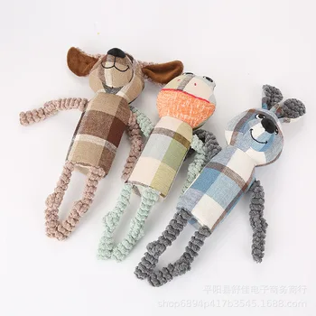 

Pet Toy New Animation Modeling Rip Stop Vocal Tubal Plush Dog Dog Toy