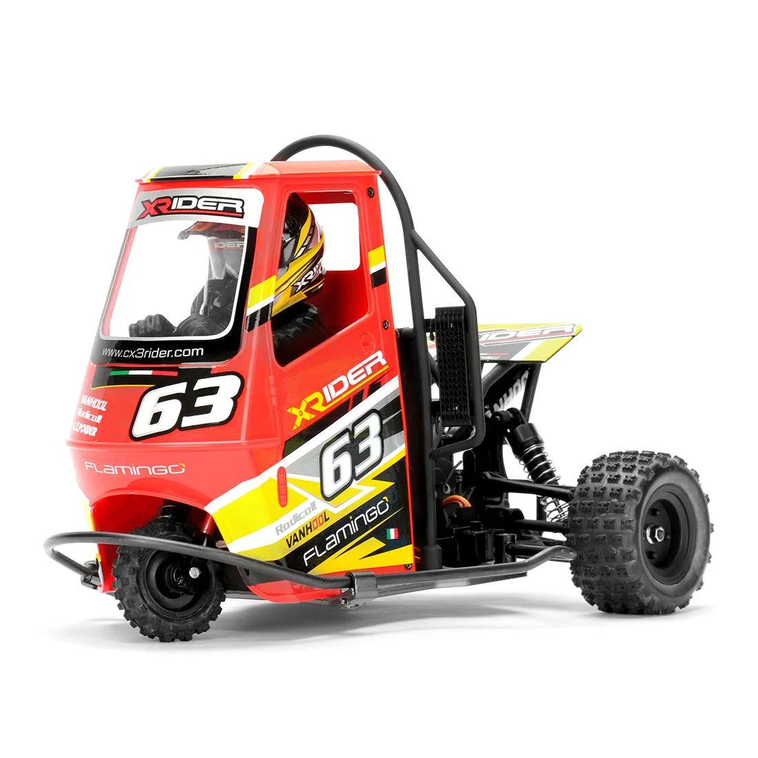 

X-Rider Flamingo 1/8 2.4G 2WD RC Electric Tricycle RTR Car Model - Red