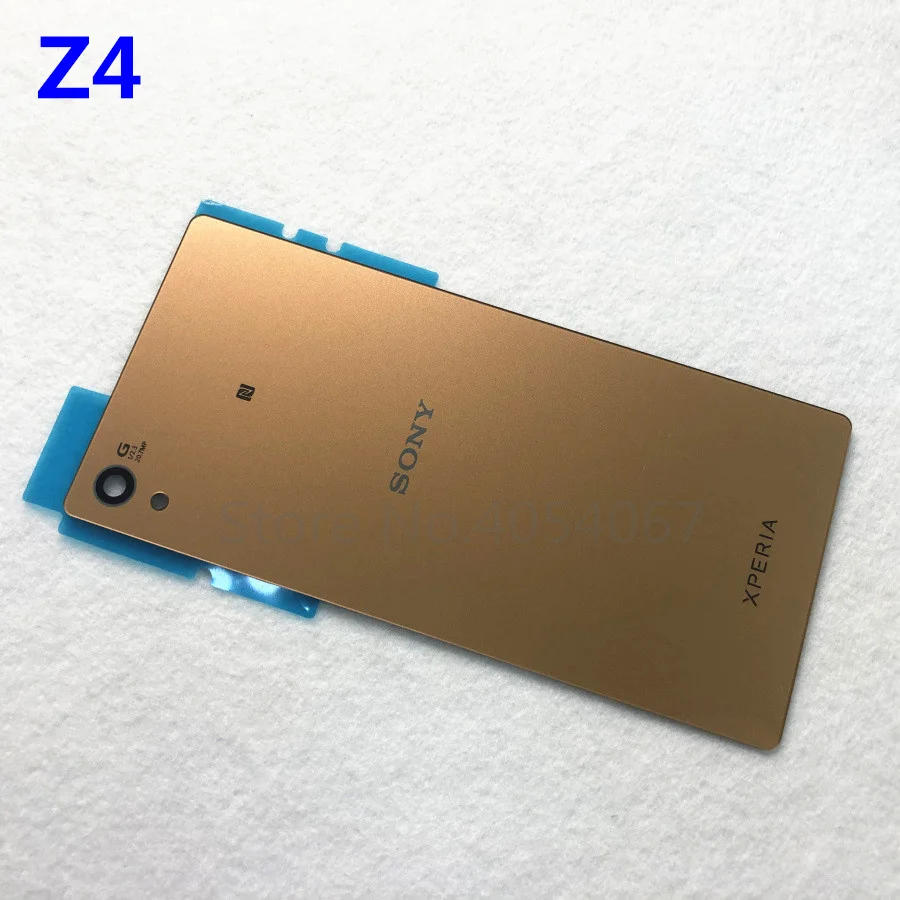 Стекло батарейный Корпус задняя крышка для sony Xperia Z4 Z3 Plus Z3+ E6553 E6533 запасные части задняя дверь Чехол