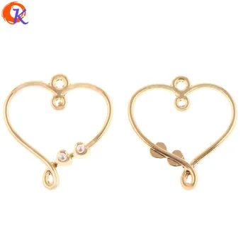 

Cordial Design 100Pcs 23*25MM Jewelry Accessories/DIY Earring Connecotrs/Imitation Pearl/Heart Shape/Hand Made/Earring Findings