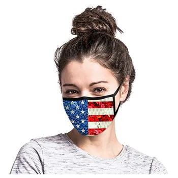 

Fashion Print Pollution Face Mask Unisex Non-woven Fabric Dust Proof Mask Pm2.5 Windbreak Breathable Mouth Muffle Mascarilla