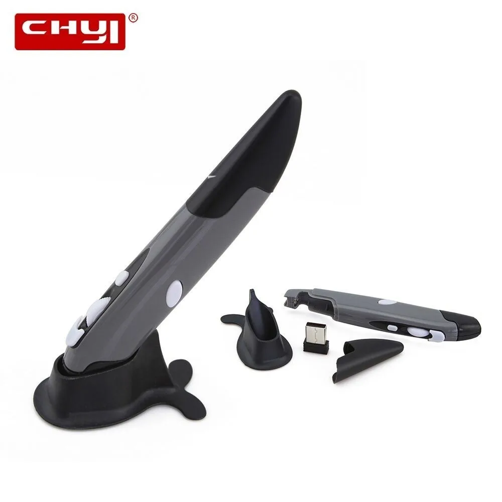 CHYI 2 4G Беспроводная оптическая мышка-ведущая сенсорная ручка мыши 1600 dpi Мини USB