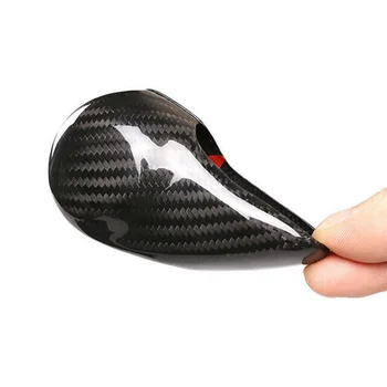 

Trim Gear Shift Knob Cover Cap Decor For Porsche MACAN 2014-2020 1pc Carbon Fiber