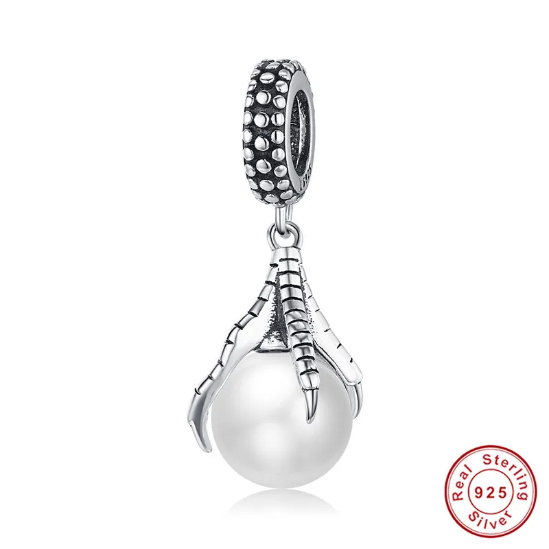 Fit Pandora браслет 925 пробы Серебряный Горшечное растение эльф предложить Любовник Сердце Бусины S925 CZ зуб Тыква Подвески верблюд - Окраска металла: asa1399
