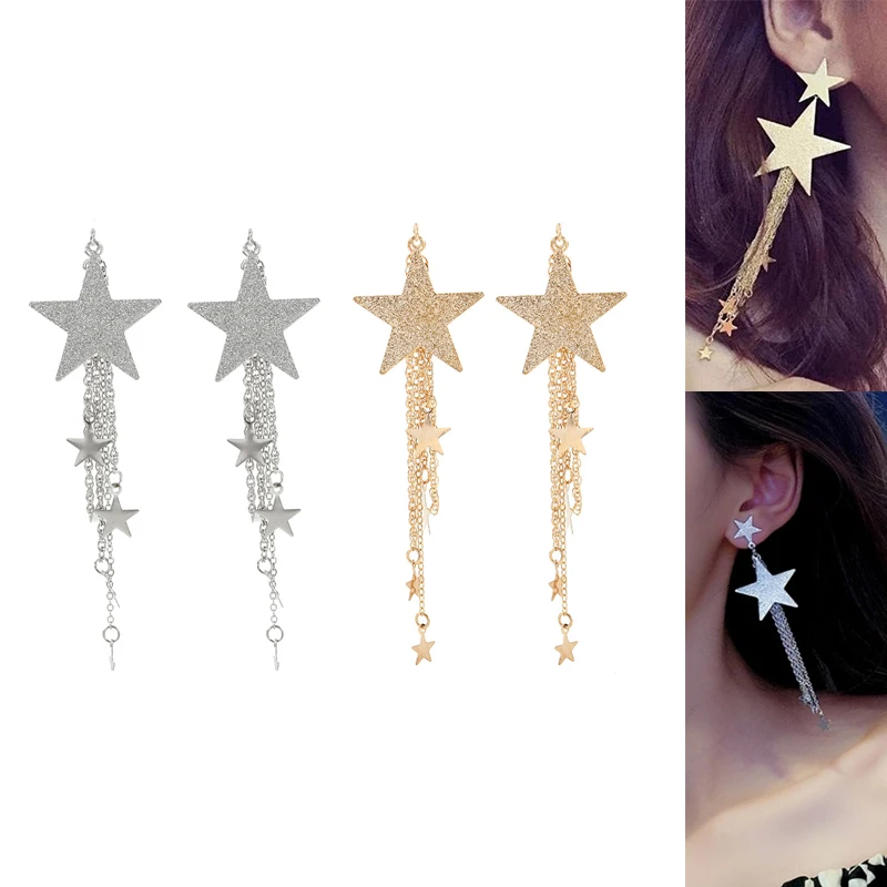 

2020New 60Pcs Star Rhinestones Tassels alloy button for DIY Jewelry Earrings or necklace pendants and hair accessoriess BY24