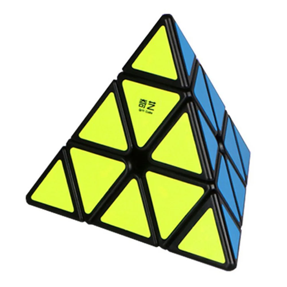 QIYI QiMing 3x3x3 Пирамида магический куб быстрый ультра-Гладкий скоростной куб головоломка 3x3 развивающие интеллектуальные детские игрушки подарок