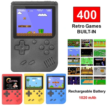 

400 IN 1 Multi Games Handheld Portable Retro FC NES Classic Game Console 3" Portable Rechargeable