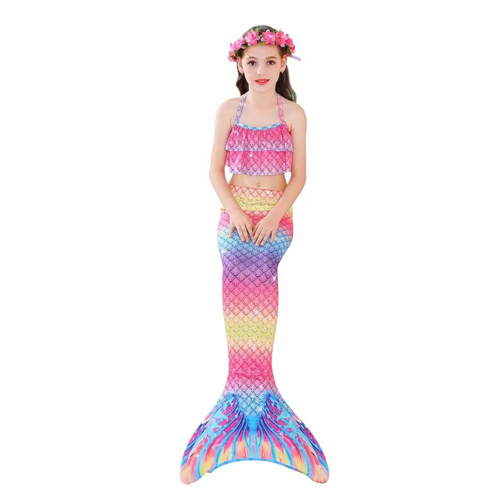 2019-Girl-s-Mermaid-Tail-for-Kids-Swimming-Bating-Suit-Costume-Swimsuit-Swimmable-Cosplay-Bikini-Set(3)
