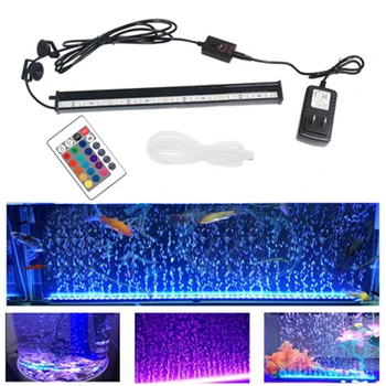

Aquarium Bubble Light Fish Tank Submersible Light EU/US Plug Aquatic Air Bubble Oxygenation Lamp LED Aquarium Light