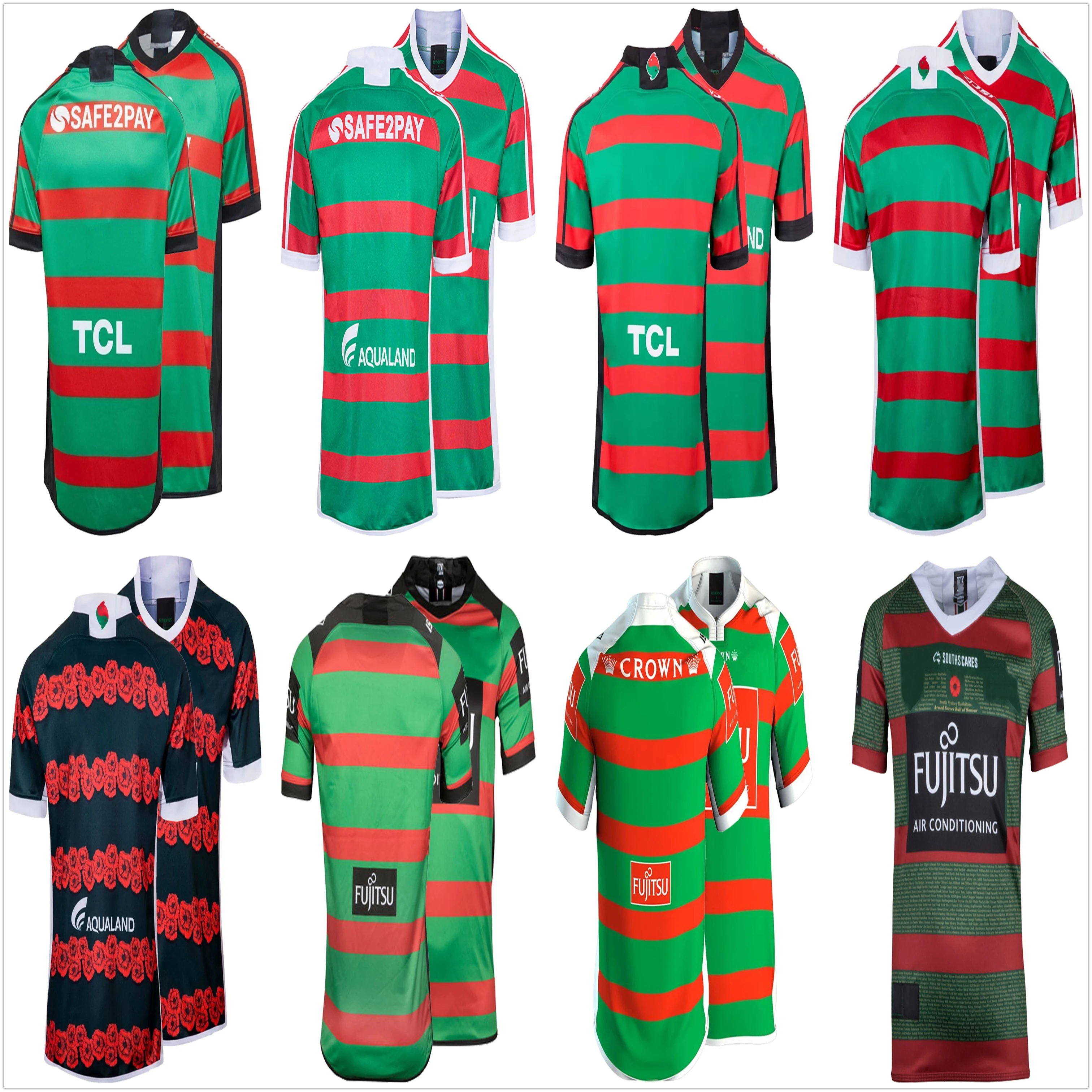 2018 2019 2020 Южно-Сиднейский RABBITOHS домашний трикотаж размер: S-5XL | Спорт и развлечения