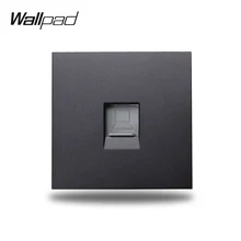 Carteira s6 preto e branco para computador internet, dados rj45 cat6, parede, tomada modular, combinação gratuita, diy