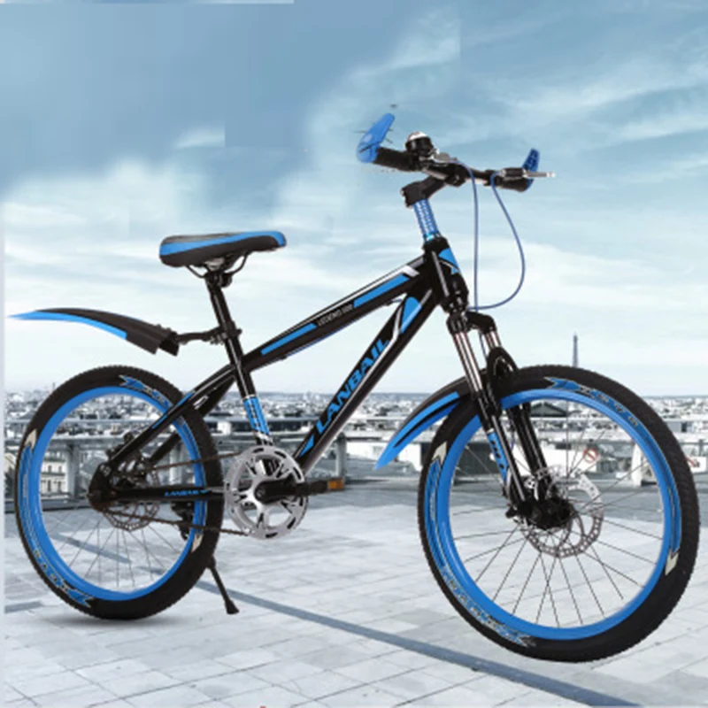 Bicycles High-Grade Mountain Bike 18-Inch Shock Absorber Two-Disc Brake Children's Bicycle Bicycle Road Bicycle