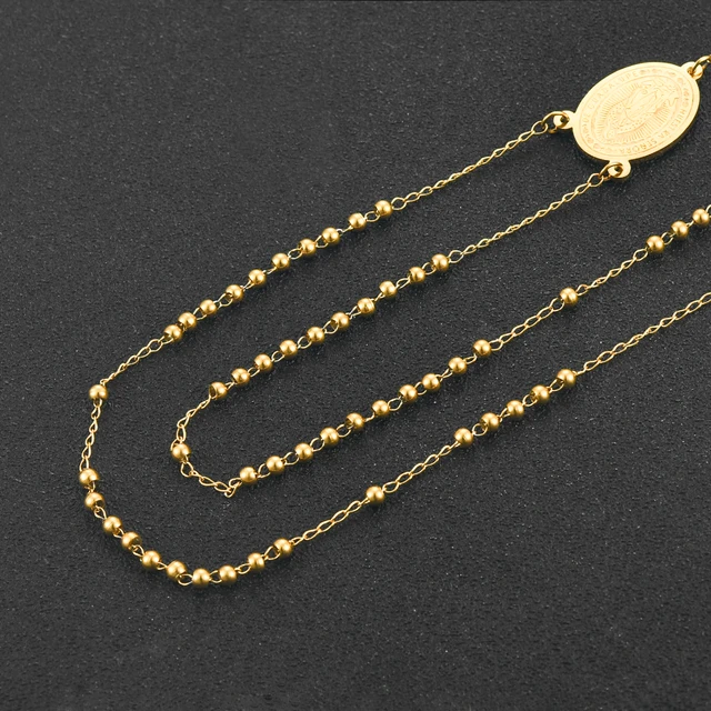 Ellie Bohemia Rosary Pendant Necklace 6