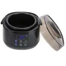 Восковые бобы эпилятор цифровой дисплей сенсорный экран восковой нагреватель+ 50 г восковые Бобы+ 10 шт. палочки+ 3 чаши воск для удаления волос