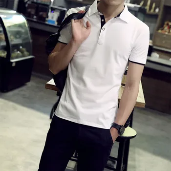 

6777-spring men's t-shirt fashion tide brand double personality printing short-sleeved men's
