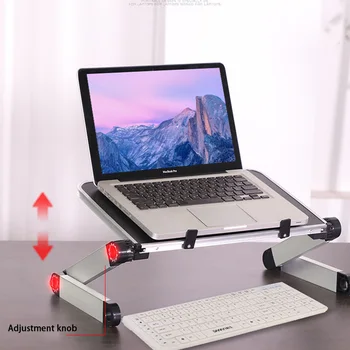 

Adjustable Laptop Stand Computer Desk Tablet Notebook Holder Desk Bracket Standing VDX99