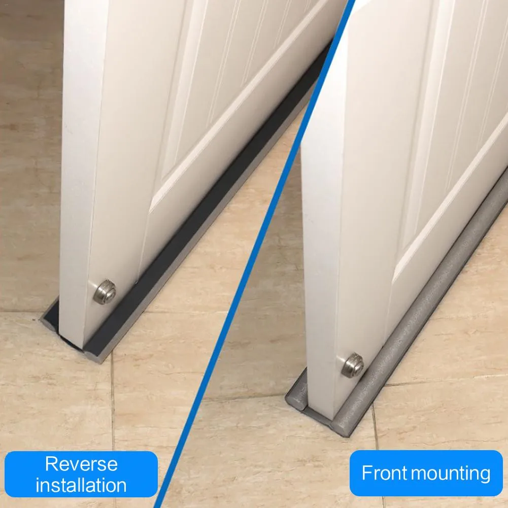 Гибкая Нижняя уплотнительная лента для двери уплотнитель стопор защита от ветра