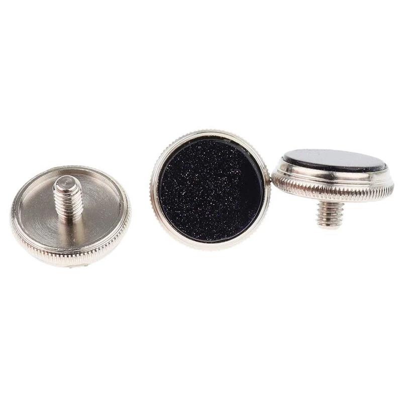 3 Pcs Trumpet Finger Buttons Valve Finger Trumpet Cap Screw Cover for Musical Bass Instrument Trumpet Repairing Accessories