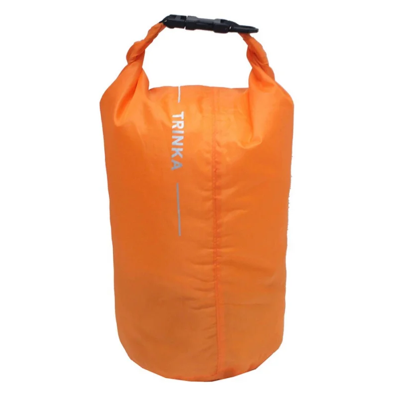 8L портативный Водонепроницаемый сухой мешок нейлон PU водонепроницаемый плавательный мешок сумка для хранения Сумка для кемпинга пешего туризма треккинга лодок Pro - Цвет: Оранжевый