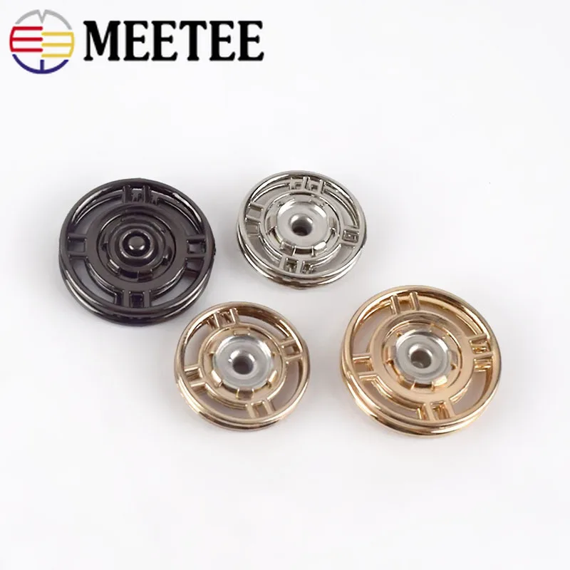 Meetee 10 комплектов 21 мм/25 мм металлическая пряжка Женское пальто декоративная