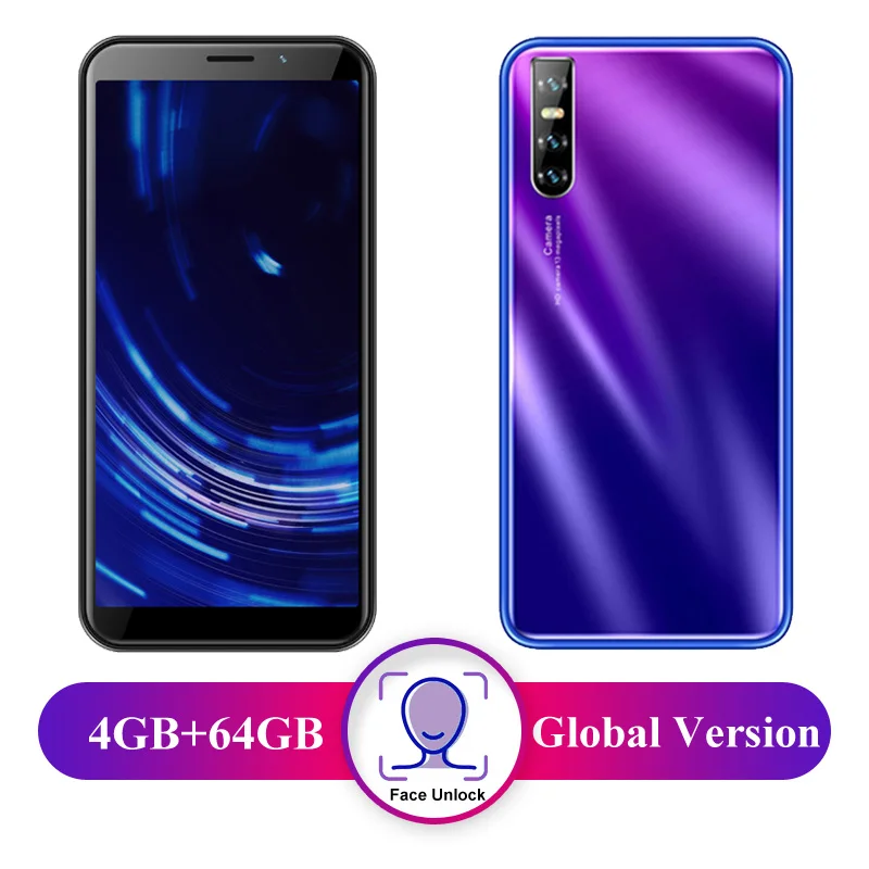 P20 Pro Smartphones Android 4GB RAM 64GB ROM MTK6580 Quad Core Gesicht ID Entsperrt Handys WCDMA/GSM 6,0 zoll Full HD Bildschirm