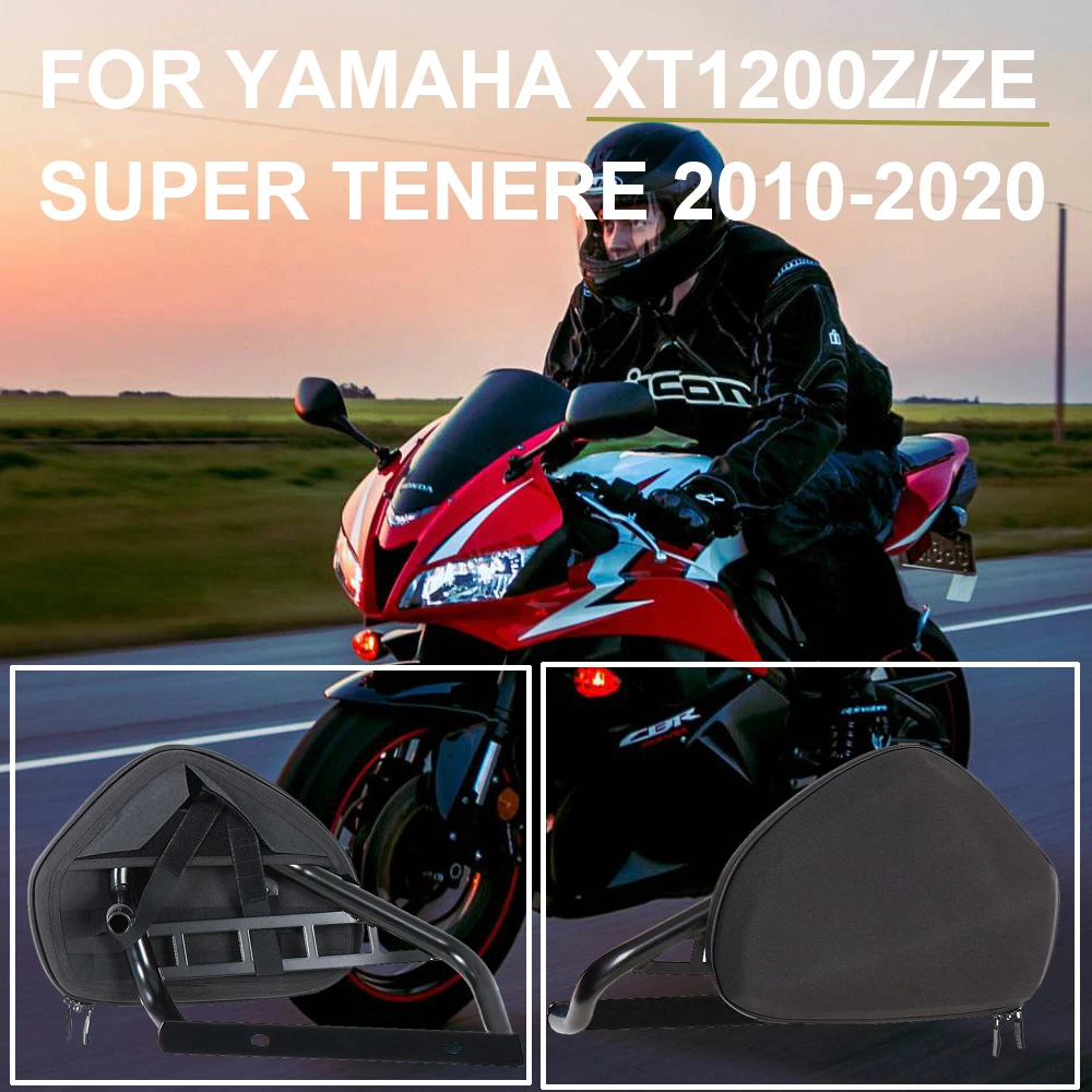 2010-2020 Xt 1200 Z Ze Crash Bar Borse Moto Impermeabile Strumento Di Riparazione Borsa Di Posizionamento Per Yamaha Xt1200Z/Ze Super Tenere 2019-