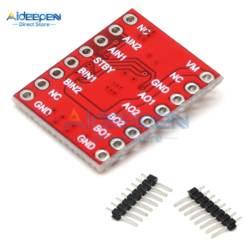 DRV8833 DC Motor Drive Board Module Dual Motor Driver 1A TB6612FNG 10Pcs For Arduino Microcontroller Better Than L298N TB6612