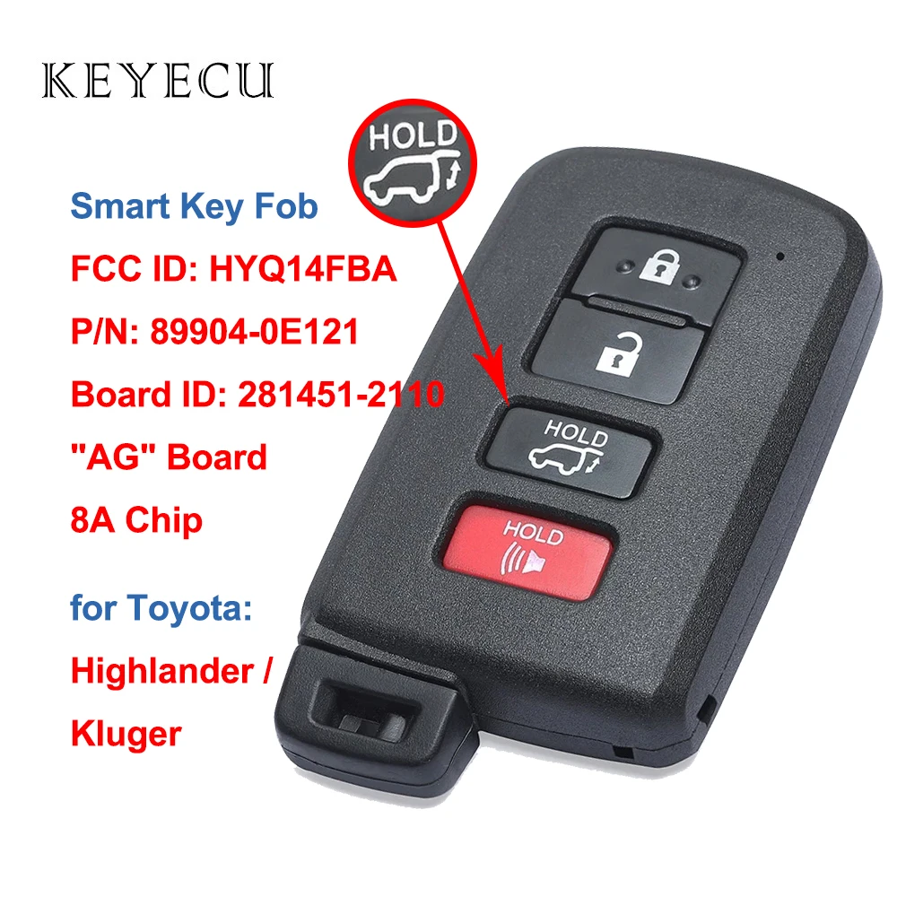 2023 Toyota Highlander Key Fob Programming