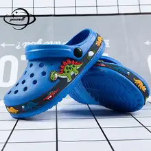 Мюли и сабо для детей 2-6 лет, летние сандалии для мальчиков и девочек, на мягкой подошве, с мультяшным рисунком, пляжные тапочки, обувь для сада, Hy21 Мюли и сабо для детей 2-6 лет, летние сандалии для мальчиков и девочек, на мягкой подошве, с мультяшным рисунком, пляжные тапочки, обувь для сада, Hy21
