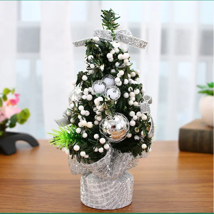 Рождественский Декоративный букет 20 см мини Рождественское украшение дерево для столешницы стола FP8