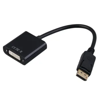 

Display Port DP Male to DVI Female Converter Video Adapter Cable for PC Black, White Stock Approx. 25cm