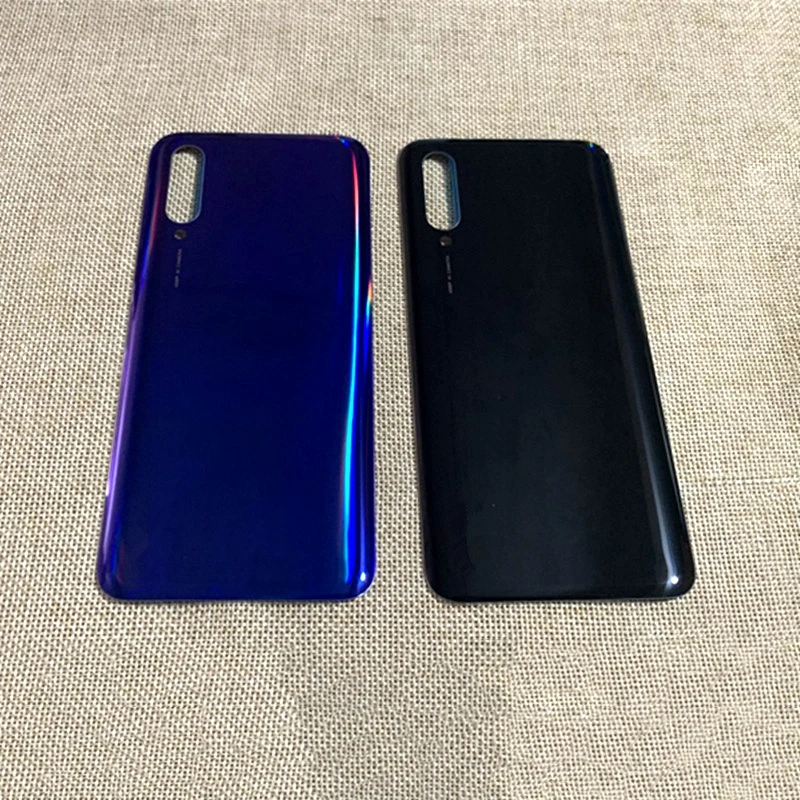 Задняя крышка для Xiaomi mi CC9 A3 крышка батареи Задняя стеклянная панель Задняя Дверь Корпус Замена для Xiao mi CC9e крышка батареи