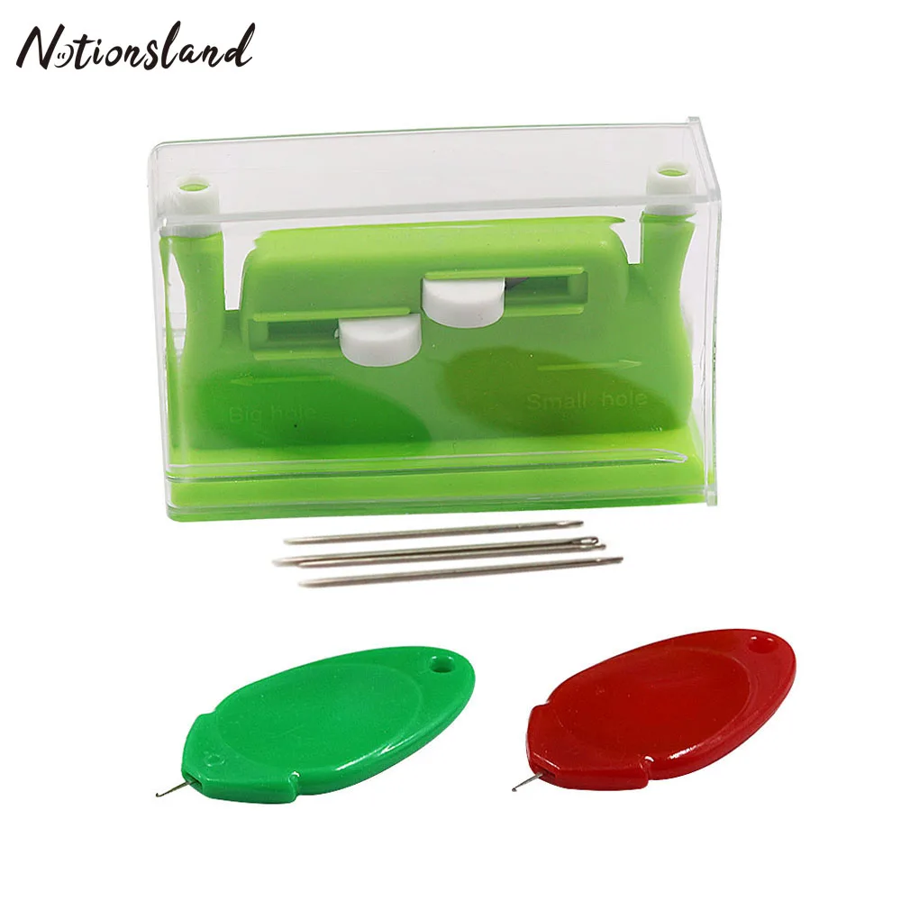 

3pcs Plastic Needle Threader Hand Sewing Machine Wire Stitch Insert Craft Tool DIY Needlework Sewing Tool