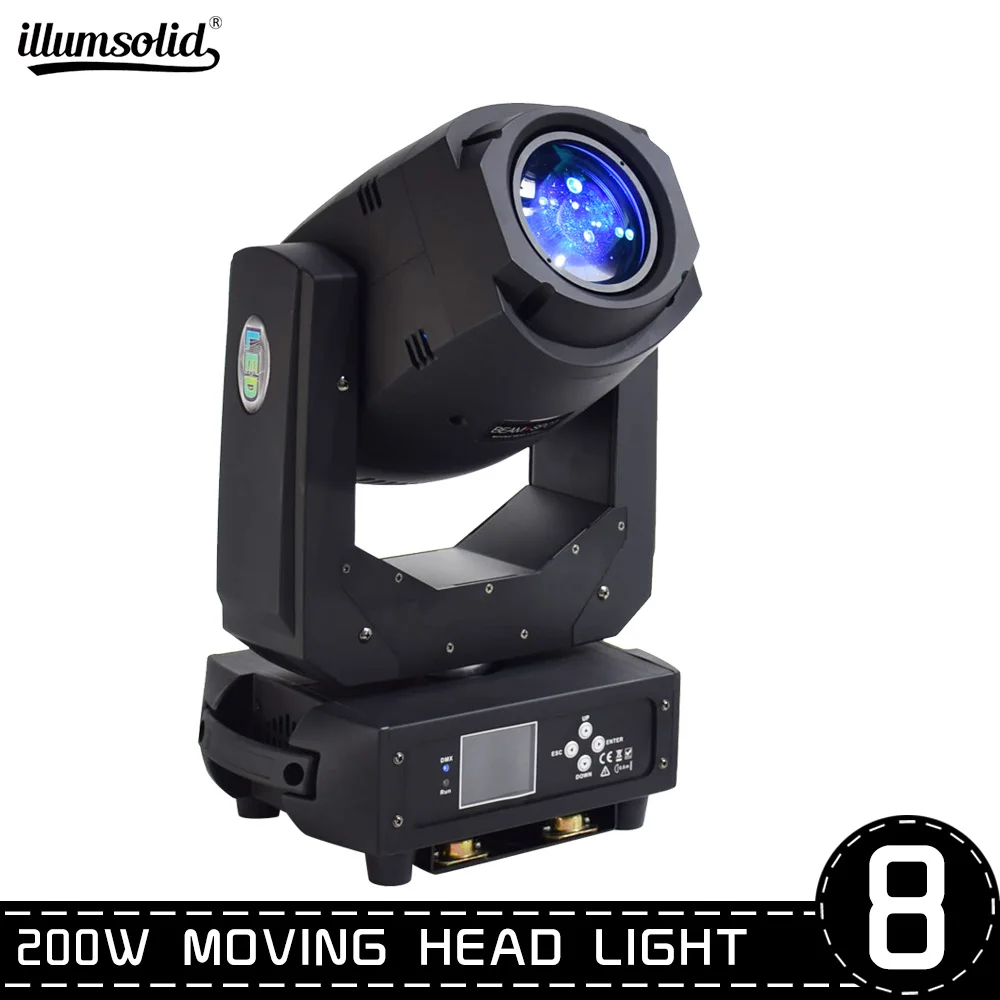 

200w Gobo beam moving heads Professional stage lighting effect High Power spotlight for TV architectural , theatrical 8pcs/lot
